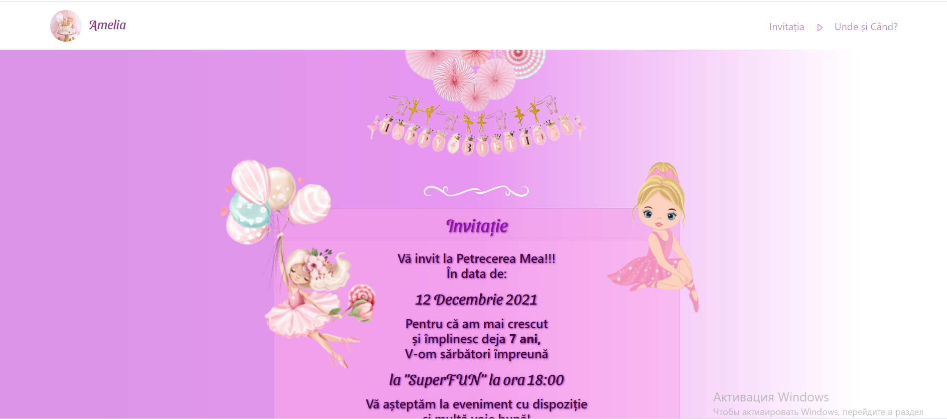 invitatii online botez baiat