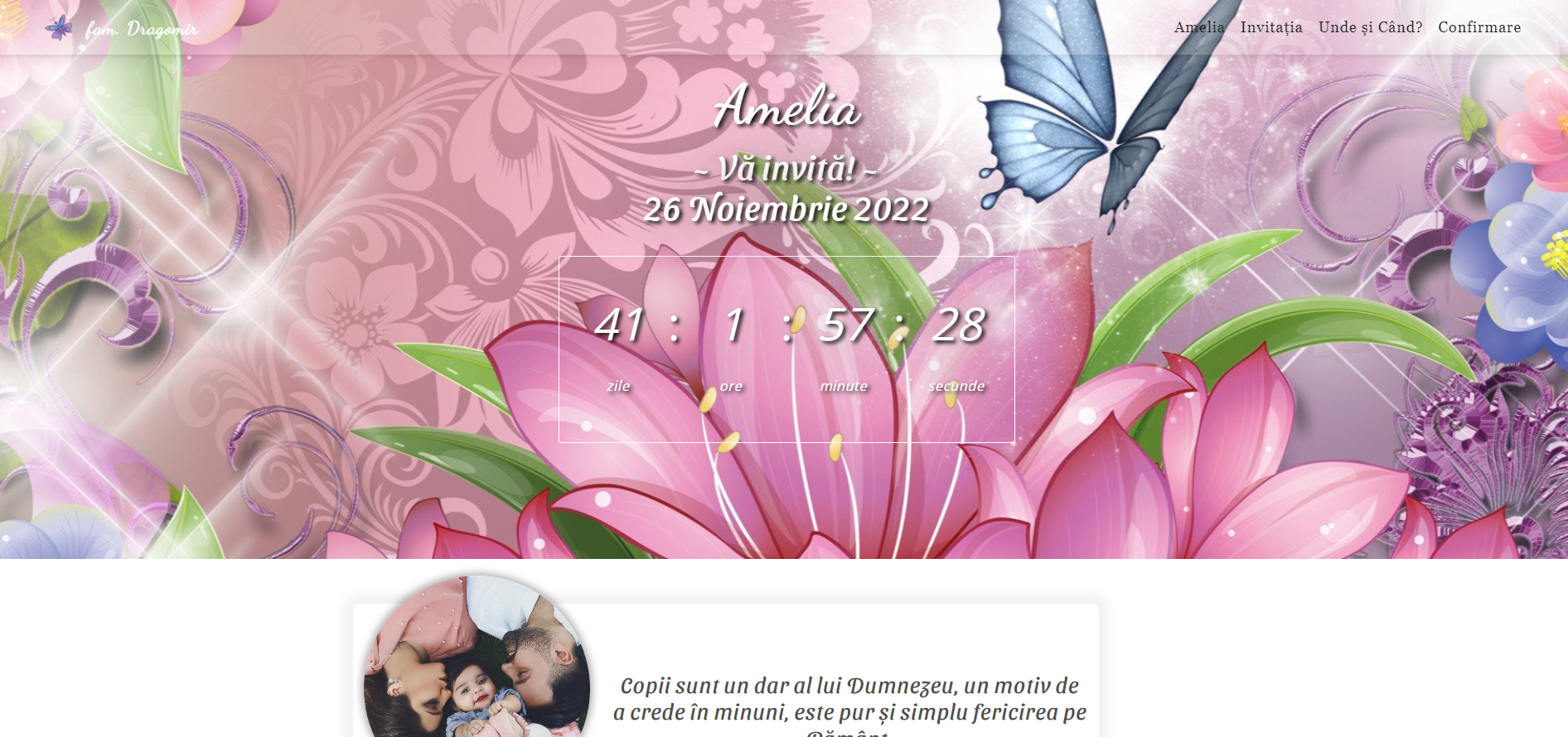 invitatii online botez baiat