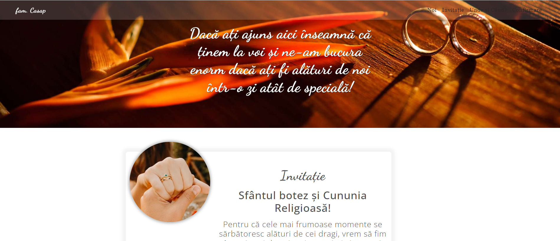 invitatie online