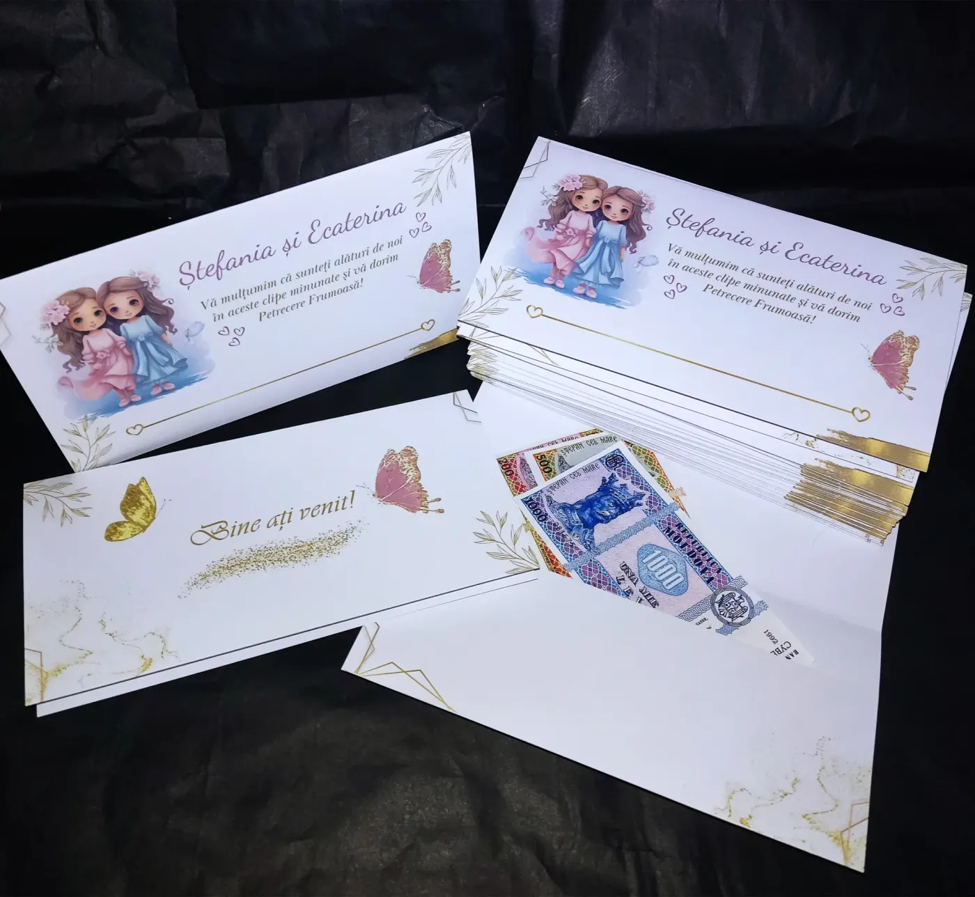 Plic card  -  Două surori