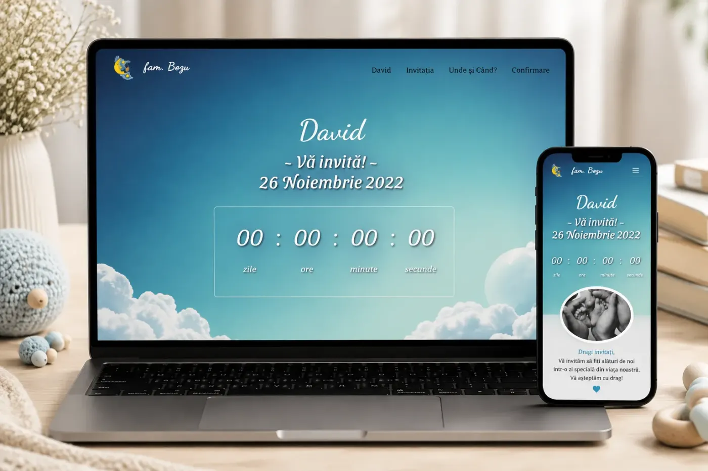 Invitație Web – Magical Mouse